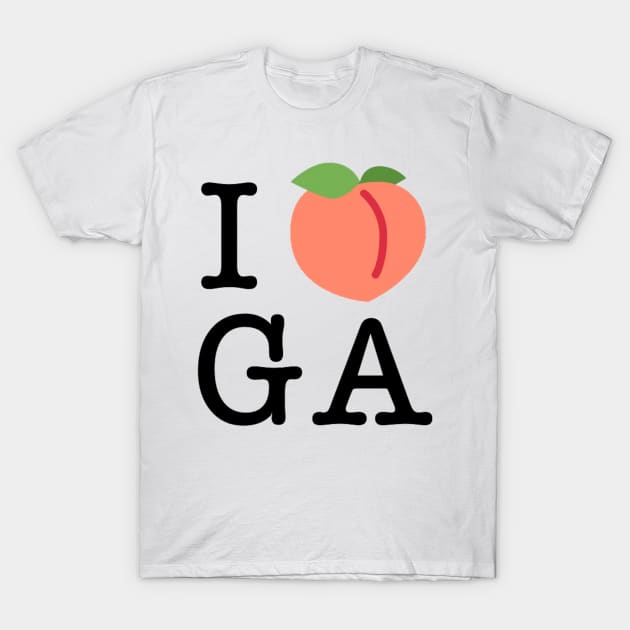 I Peach Georgia T-Shirt by KyleHarlow